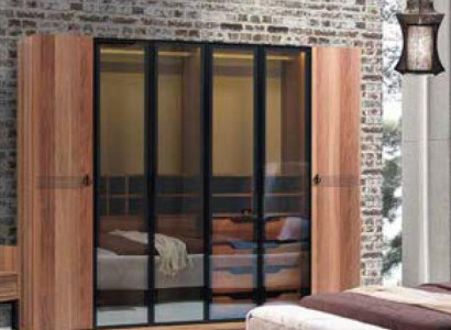 Wardrobe luxury closet furniture bedroom cabinets glass doors